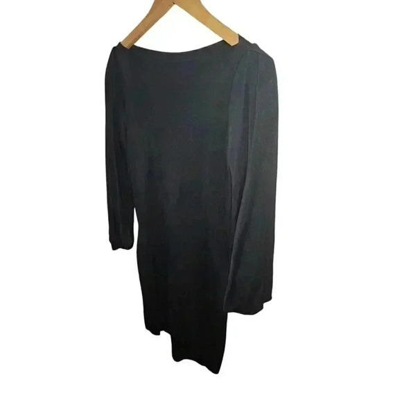 Ralph Lauren Black Label Sil Womens Back Zip Crew Neck Shift Dress Black Size XS - Picture 13 of 16